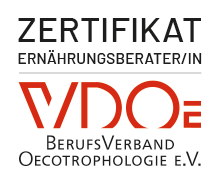 Zertifikat Logo Nutrition
